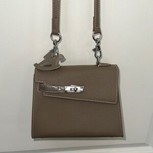 Mini Taupe/Dark Leather Women's Bag